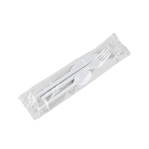 Tenedor Cuchara Y Cuchillo Enfundado