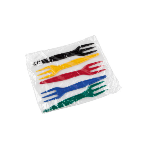 Tenedor De Colores Enfundado