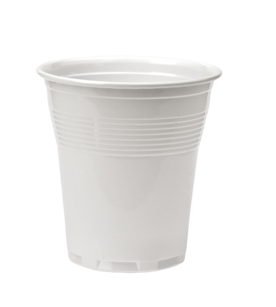 VASO 166 BLANCO  REUTILIZABLE